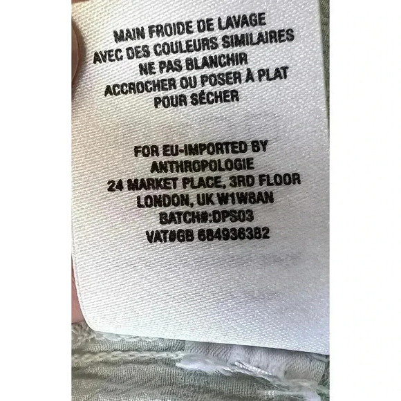 Anthropologie Michael Stars Ruffle Front Tank Womens Small Rayon - Picture 4 of 4